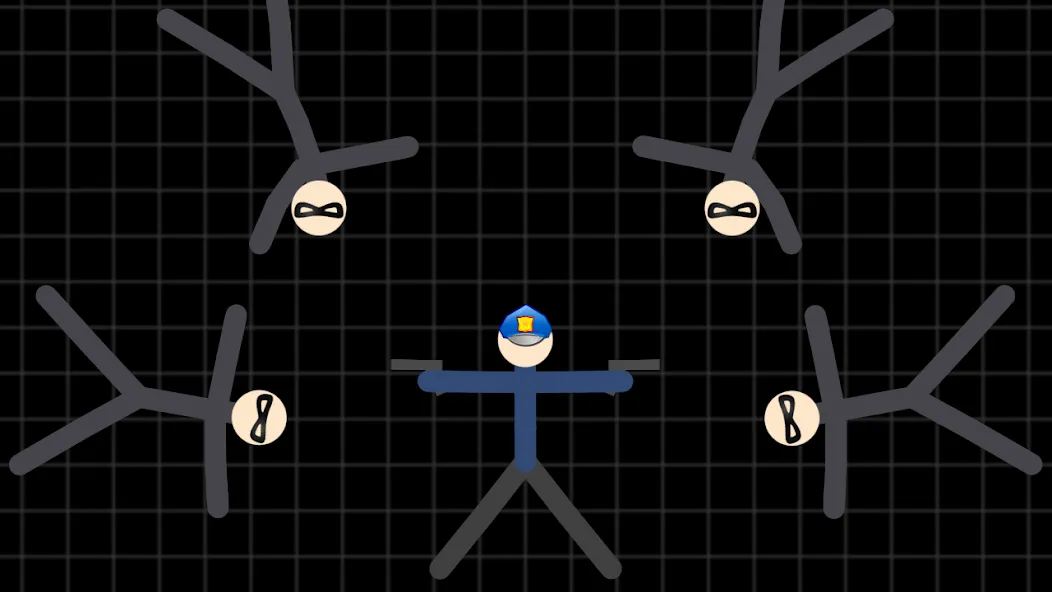 Stickman Warriors (Сткмен Вонсы)  [МОД Много монет] Screenshot 1