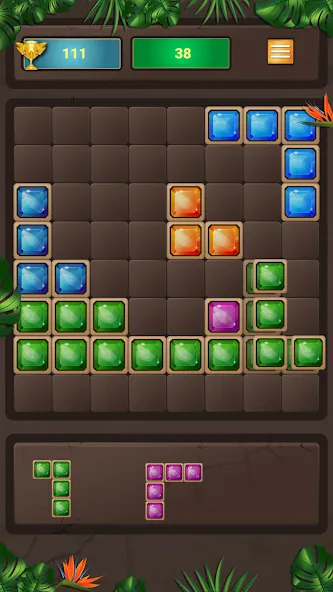 Block Puzzle (Блокголоволомка)  [МОД Все открыто] Screenshot 1