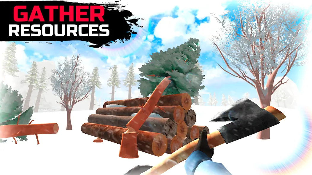 WinterCraft: Survival Forest (ВинтерКрафт)  [МОД Unlimited Money] Screenshot 4