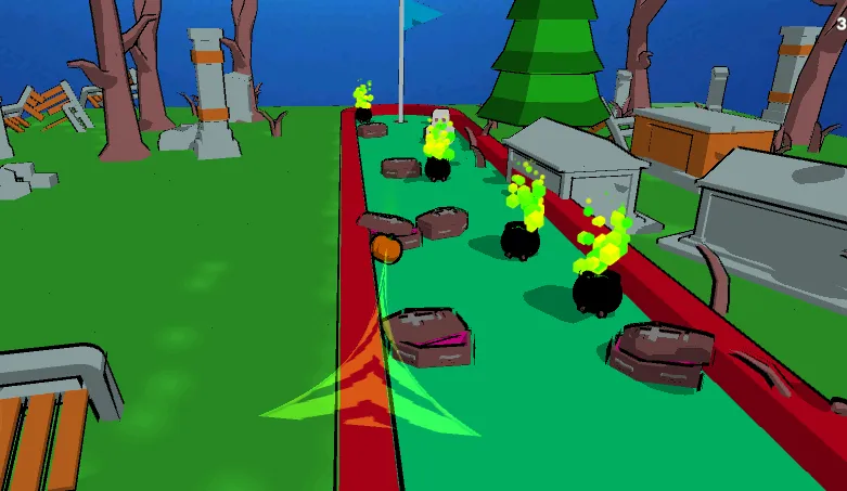 MiniGolf Madness: Halloween (МиниГольф безумие)  [МОД Меню] Screenshot 1