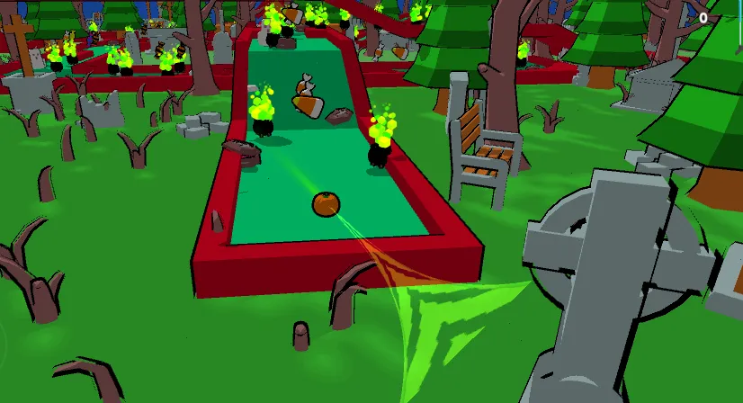 MiniGolf Madness: Halloween (МиниГольф безумие)  [МОД Меню] Screenshot 5