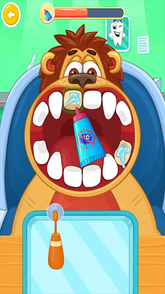 Children's doctor : dentist  [МОД Много монет] Screenshot 5