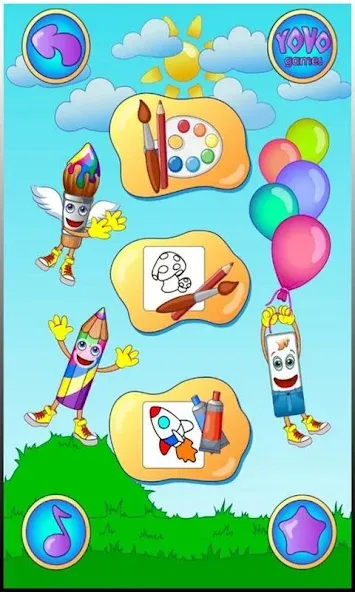 Coloring pages  [МОД Mega Pack] Screenshot 5