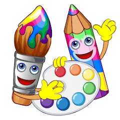 Взломанная Coloring pages  [МОД Mega Pack] - полная версия apk на Андроид