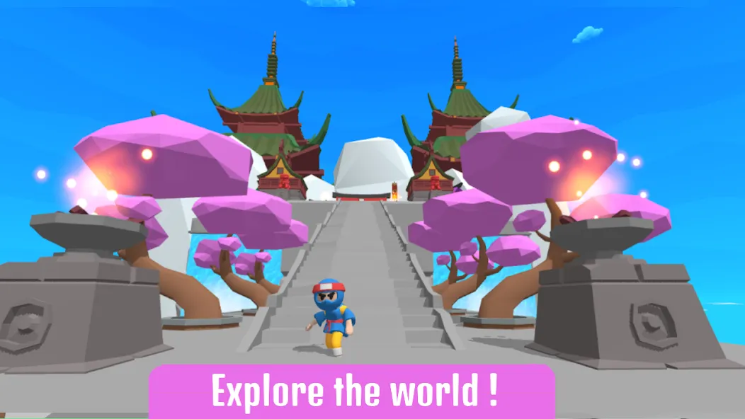 Ninja World Adventure (Ниндзя Ворлд Приключение)  [МОД Бесконечные монеты] Screenshot 3