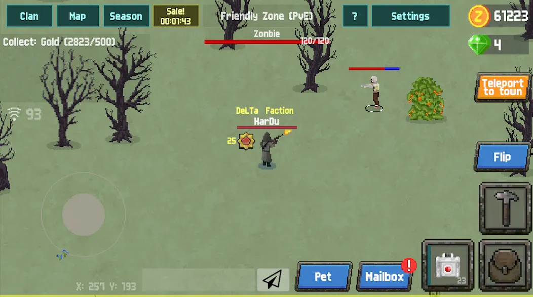 Zombix Online (Зомбикс Онлайн)  [МОД Бесконечные деньги] Screenshot 3