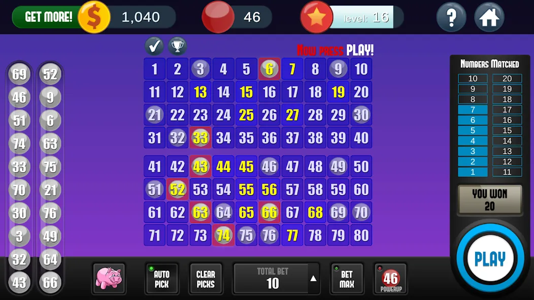A Keno Game (А Кено игра)  [МОД Unlimited Money] Screenshot 4