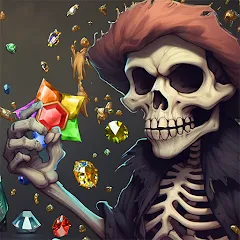 Взлом Jewels Ghost Ship: jewel games (Джуэлз Гост Шип)  [МОД Unlimited Money] - стабильная версия apk на Андроид