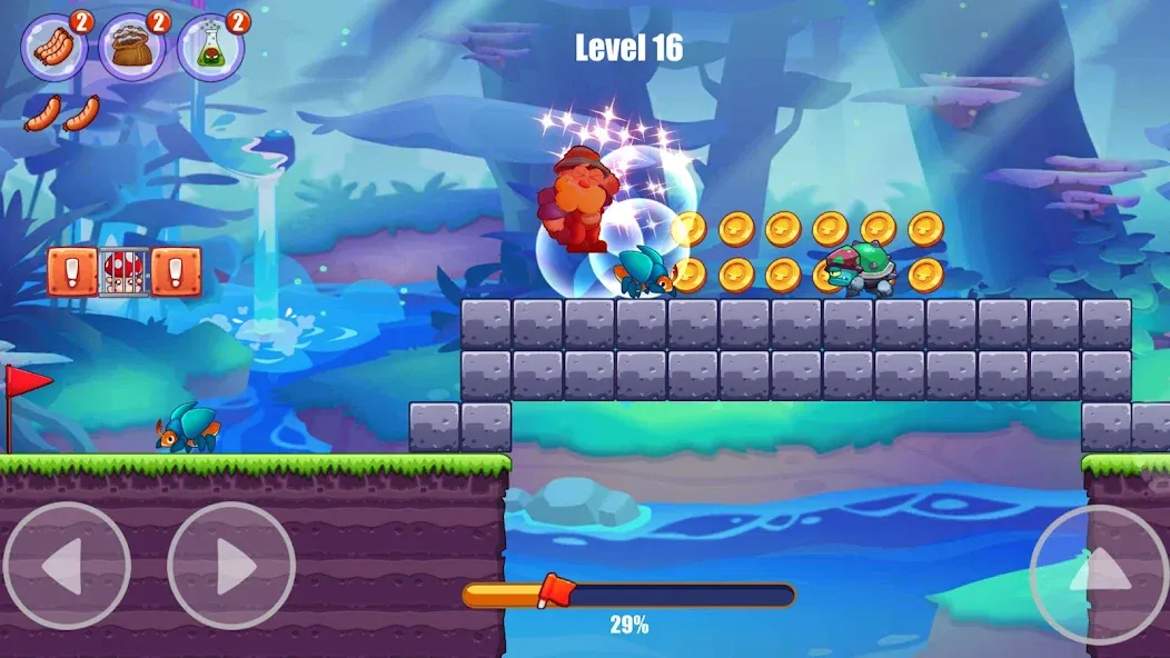 Miner's World: Super Run Game  [МОД Бесконечные монеты] Screenshot 1