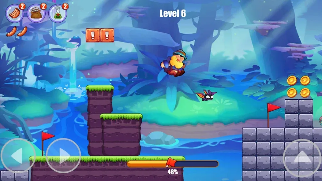 Miner's World: Super Run Game  [МОД Бесконечные монеты] Screenshot 2