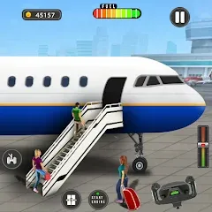 Взлом Flight Simulator - Plane Games (Флайт Симулятор)  [МОД Unlocked] - последняя версия apk на Андроид