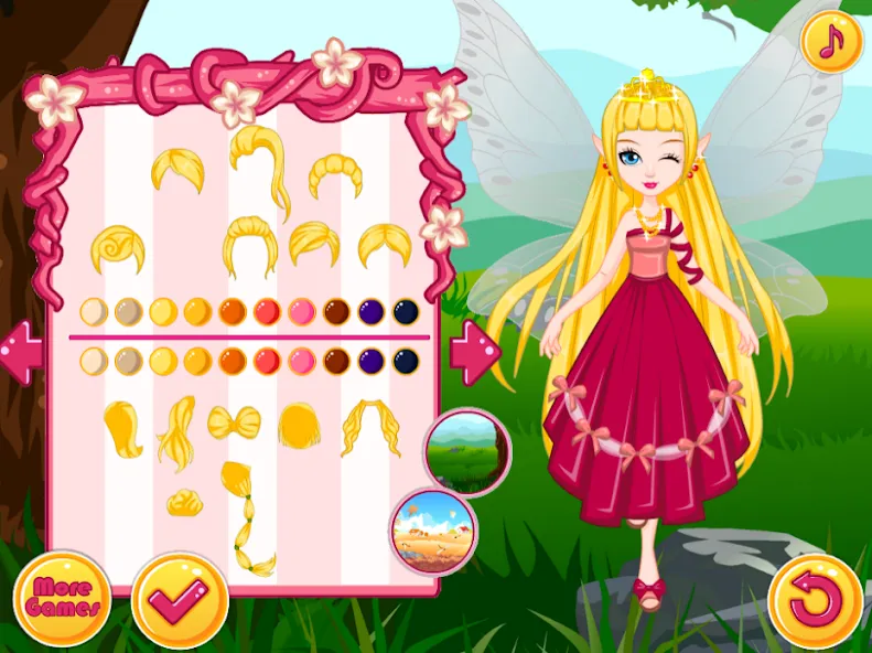 Fairy Dress Up - Girls Games  [МОД Бесконечные деньги] Screenshot 1