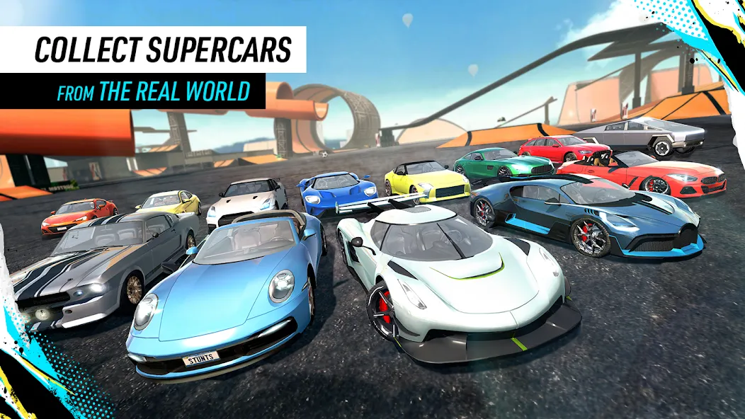 Car Stunt Races: Mega Ramps (Кар Стант Рейсы)  [МОД Menu] Screenshot 5