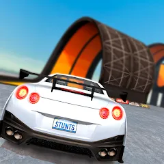 Взломанная Car Stunt Races: Mega Ramps (Кар Стант Рейсы)  [МОД Menu] - стабильная версия apk на Андроид