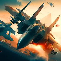 Взлом Aircraft Strike: Jet Fighter  [МОД Все открыто] - полная версия apk на Андроид