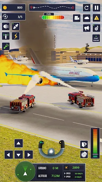 Airplane Game Flight Simulator  [МОД Unlimited Money] Screenshot 5