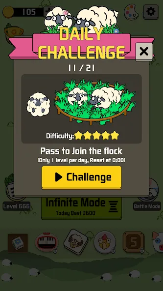 Sheep N Sheep: Daily Challenge (Шип эн Шип)  [МОД Mega Pack] Screenshot 2