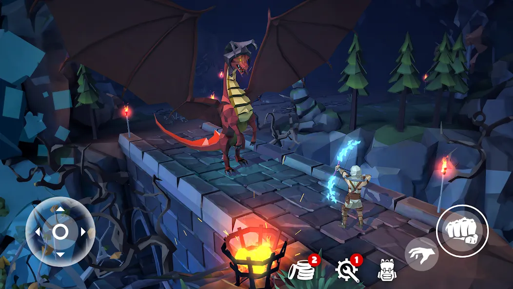 Polygon Fantasy: Action RPG (Полигон Фэнтези)  [МОД Unlocked] Screenshot 4