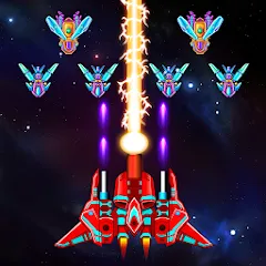 Взломанная Galaxy Attack: Shooting Game (Гэлэкси Аттак)  [МОД Много монет] - полная версия apk на Андроид