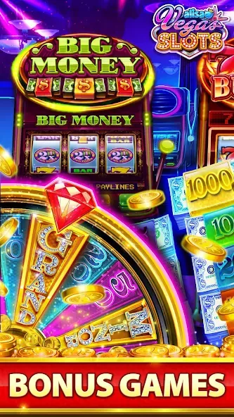 VEGAS Slots by Alisa – Free Fu (Вегас Слоты от Алисы)  [МОД Бесконечные монеты] Screenshot 1