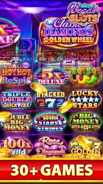 VEGAS Slots by Alisa – Free Fu (Вегас Слоты от Алисы)  [МОД Бесконечные монеты] Screenshot 3