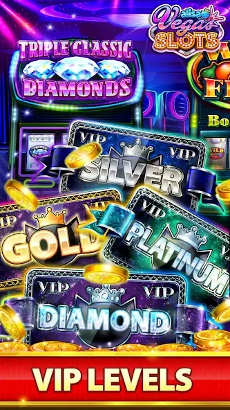 VEGAS Slots by Alisa – Free Fu (Вегас Слоты от Алисы)  [МОД Бесконечные монеты] Screenshot 4