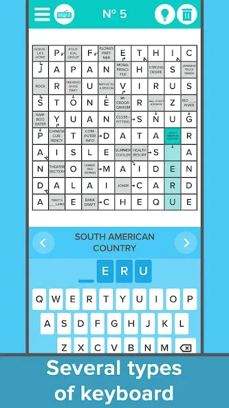 Crossword: Arrowword puzzles  [МОД Menu] Screenshot 2