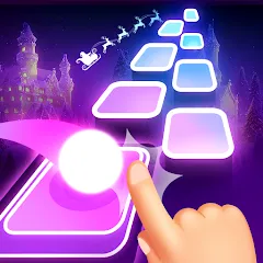 Скачать взломанную Tiles Hop: EDM Rush (Тайлс Хоп)  [МОД Много монет] - стабильная версия apk на Андроид