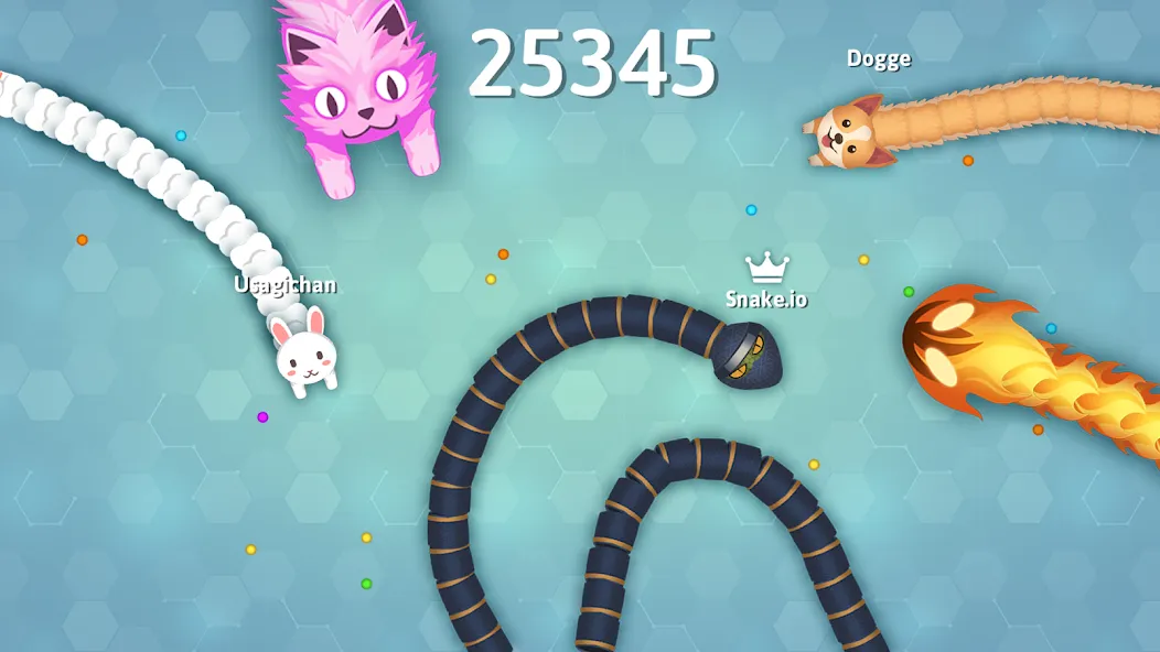 Snake.io - Fun Snake .io Games  [МОД Unlimited Money] Screenshot 1