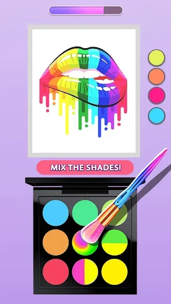 Makeup Kit - Color Mixing  [МОД Много денег] Screenshot 1