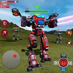 Скачать взломанную Mech Robot Wars - Multi Robot  [МОД Много денег] - стабильная версия apk на Андроид