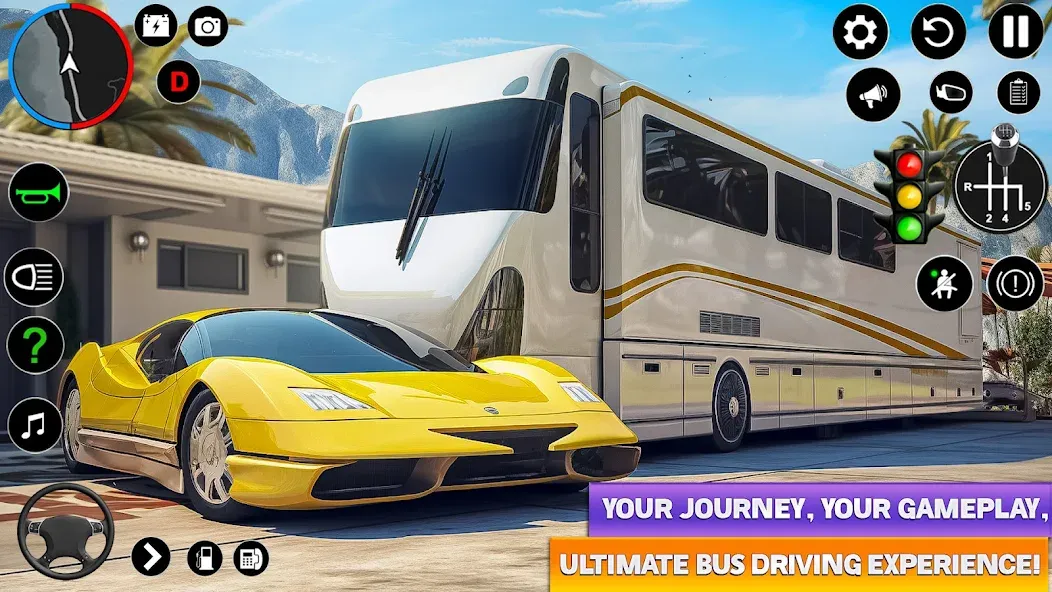 Ultimate Bus Driving Simulator (Ультимативный симулятор вождения автобуса)  [МОД Все открыто] Screenshot 5