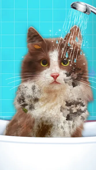 Virtual Cat ASMR Spa Makeover (Виртуальный кот  Спа Мэйкавер)  [МОД Menu] Screenshot 5