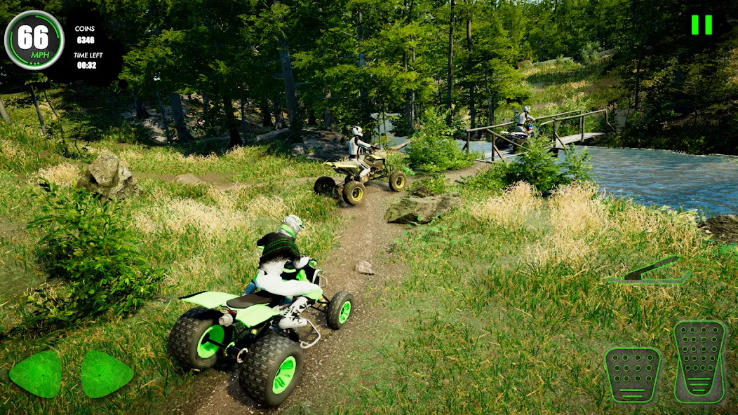 Atv Car Games Bike Offroad 4x4 (ЭиТиВи)  [МОД Бесконечные деньги] Screenshot 2