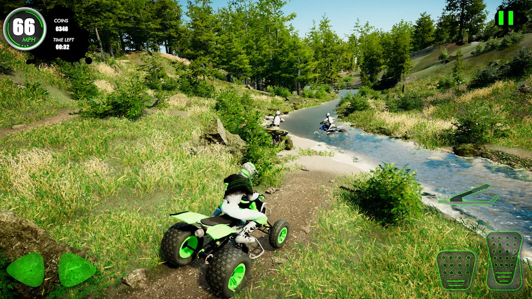 Atv Car Games Bike Offroad 4x4 (ЭиТиВи)  [МОД Бесконечные деньги] Screenshot 4