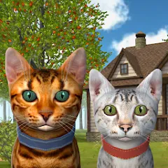 Скачать взломанную Cat Simulator : Kitties Family  [МОД Unlimited Money] - последняя версия apk на Андроид