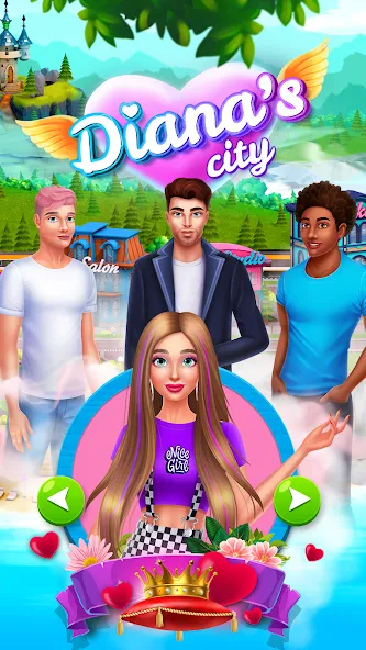 Diana's city-fashion & beauty  [МОД Unlimited Money] Screenshot 1