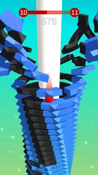 Stack Ball - Crash Platforms (Стэк Болл)  [МОД Много монет] Screenshot 1