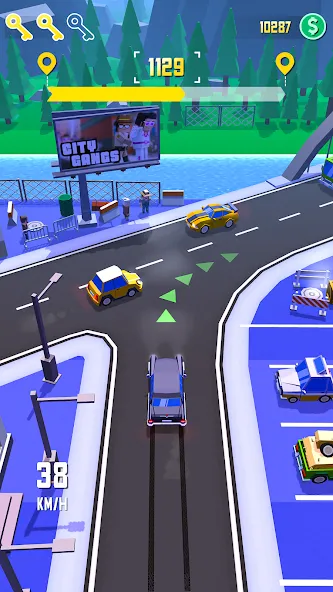 Taxi Run: Traffic Driver (Такси Ран)  [МОД Много денег] Screenshot 2