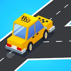 Взломанная Taxi Run: Traffic Driver (Такси Ран)  [МОД Много денег] - полная версия apk на Андроид