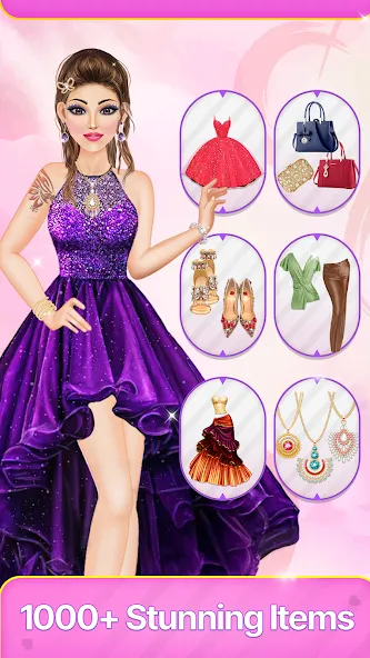 Dress Up Fashion: Makeup Games  [МОД Бесконечные монеты] Screenshot 4