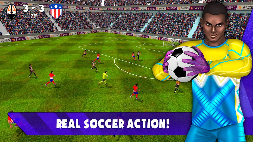 Soccer Goalkeeper 2024 (Соккер Голкипер 2022)  [МОД Menu] Screenshot 5