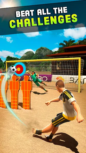 Shoot Goal - Beach Soccer Game (Шут)  [МОД Много монет] Screenshot 1