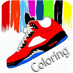 Скачать взлом Basketball Shoes Coloring Book (Раскраска кроссовок для баскетбола)  [МОД Mega Pack] - полная версия apk на Андроид