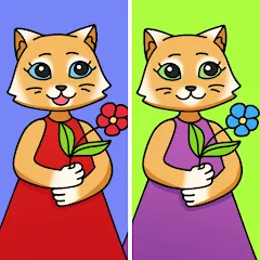 Скачать взломанную Find Differences: Cute Cats  [МОД Все открыто] - последняя версия apk на Андроид