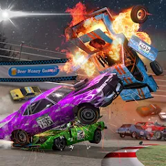 Скачать взломанную Demolition Derby 3 (Демолиция Дерби 3)  [МОД Menu] - стабильная версия apk на Андроид