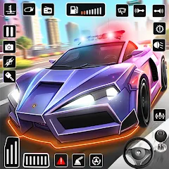 Скачать взлом Police Car Kids Driving Game (Кидс Полис Геймс)  [МОД Mega Pack] - последняя версия apk на Андроид