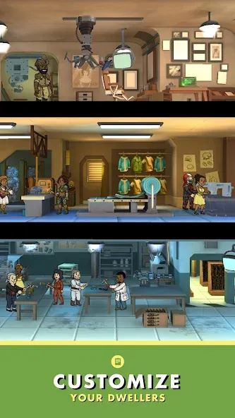 Fallout Shelter (Фоллаут Шелтер)  [МОД Бесконечные деньги] Screenshot 5