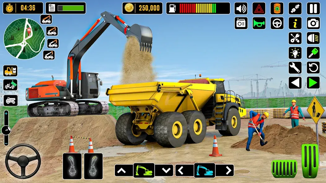 City Road Construction Games (Сити Роад Конструкшн Геймс)  [МОД Mega Pack] Screenshot 3