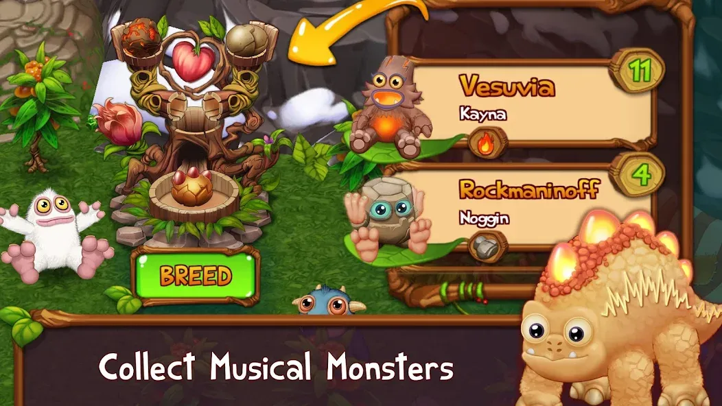 Singing Monsters: Dawn of Fire (Сингинг Монстерс)  [МОД Все открыто] Screenshot 1